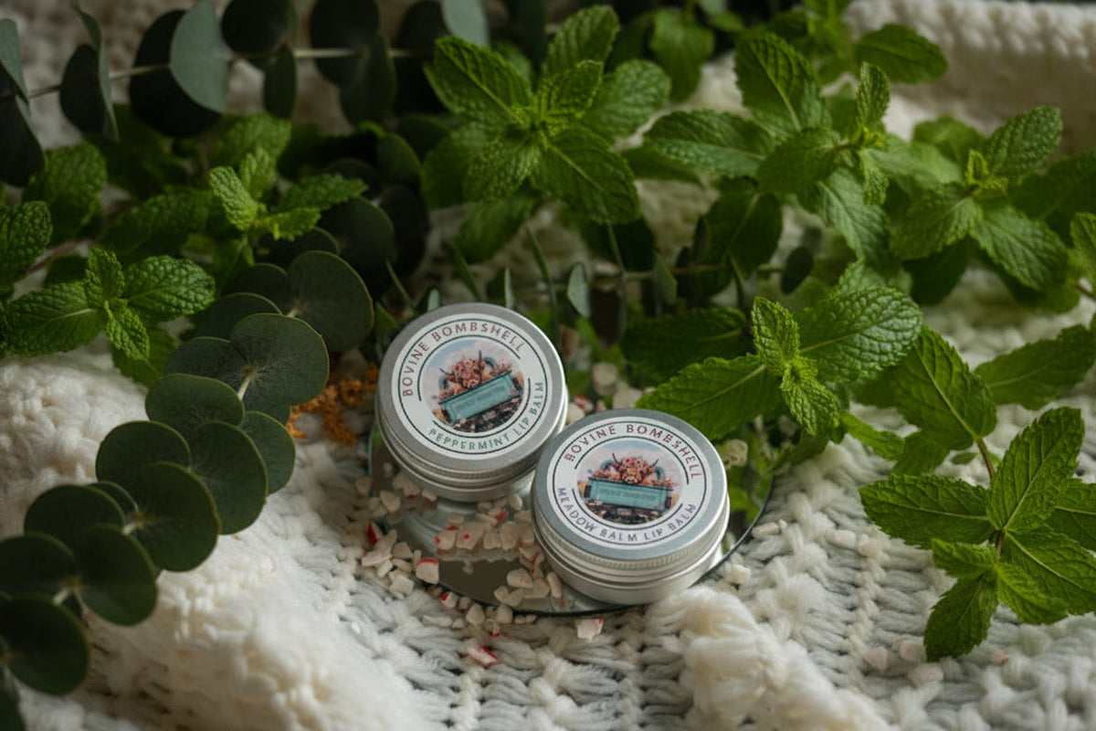 create a flowery soothing bckground that would fit lip balm
